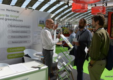 Arnoud Chausson, explaining how Hortinergy's online software can help you to design an energy efficient greenhouse